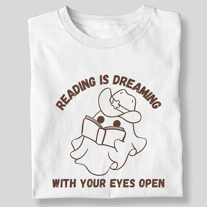 READING IS DREAMING HOLLOW T-SHIRT