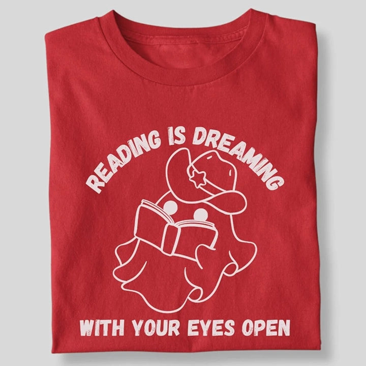 READING IS DREAMING HOLLOW T-SHIRT