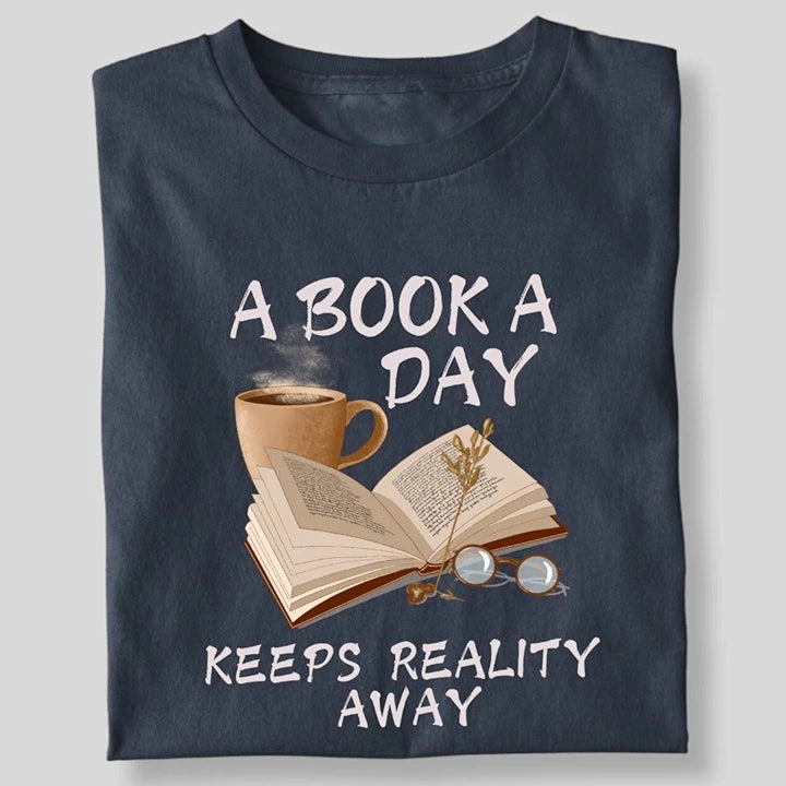 A BOOK A DAY T-SHIRT