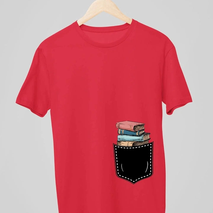 BOOKS IN THE POCKET T-SHIRT