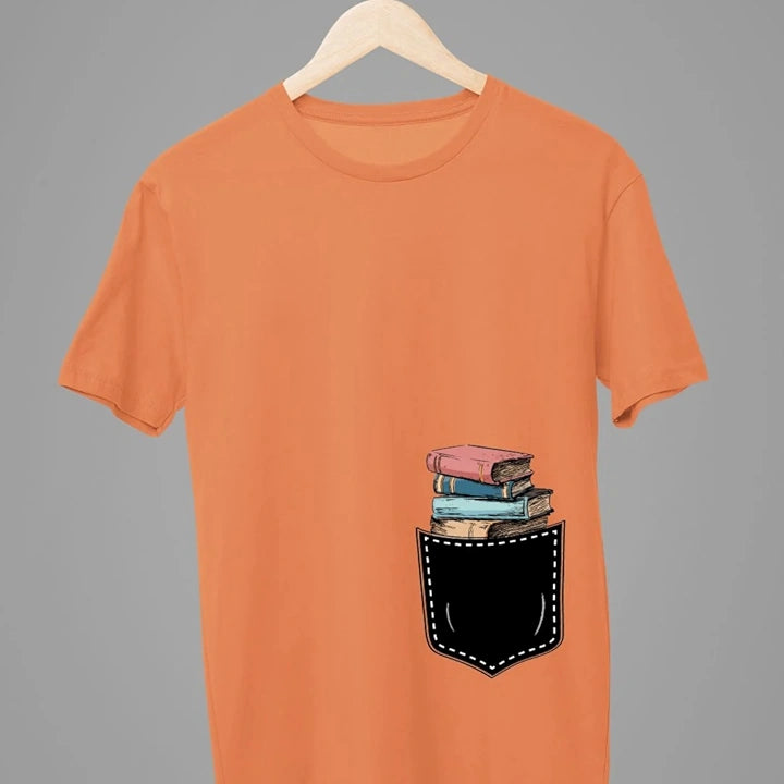 BOOKS IN THE POCKET T-SHIRT