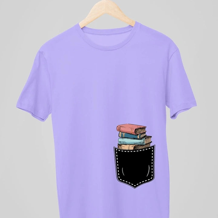 BOOKS IN THE POCKET T-SHIRT